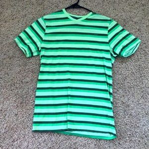 Soft Striped V neck Tee
